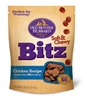 Old Mother Hubbard Bitz Soft & Chewy Chicken Recipe Dog Treats 6oz