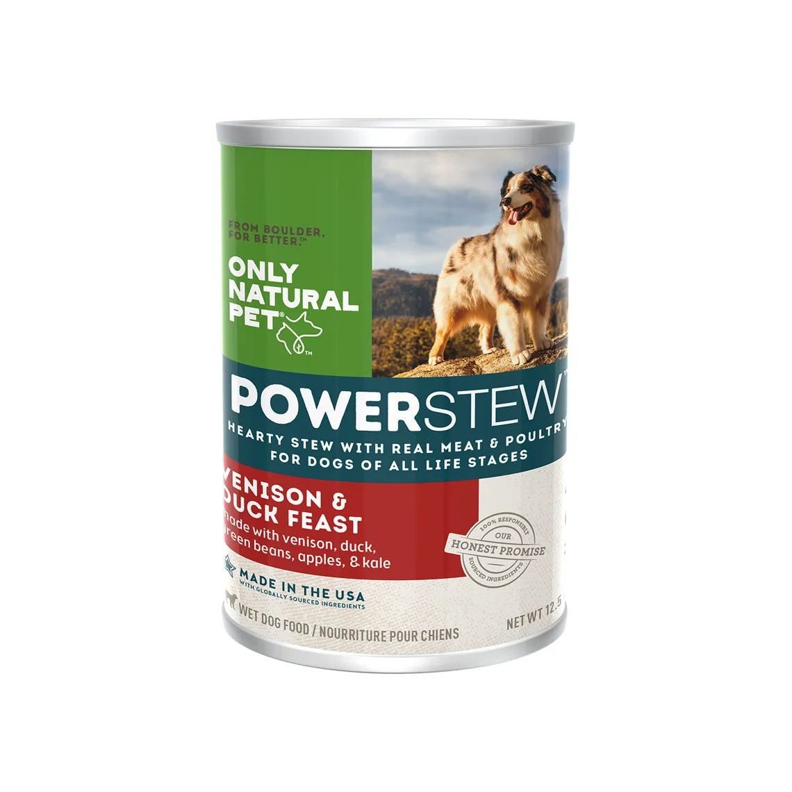 Only Natural Pet PowerStew Grain-Free Venison & Duck Feast Wet Dog Food