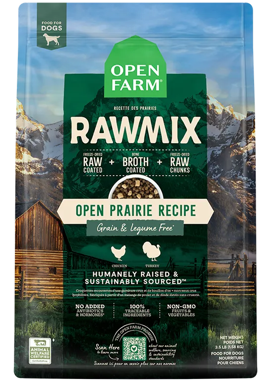 Open Farm for Dogs - Open Prairie RawMix Grain & Legume Free Dry Dog Food