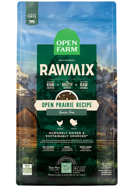 Open Prairie Grain-Free RawMix for Cats