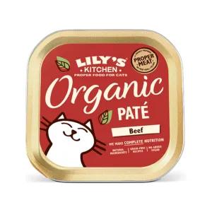 Organic Beef Pate Cat Wet Food