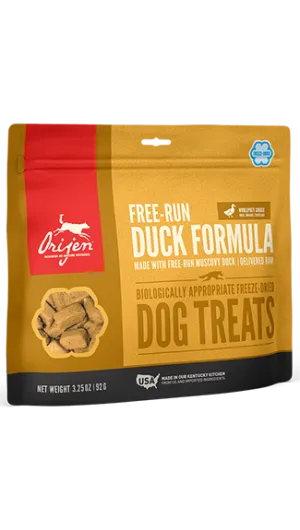 ORIJEN Freeze-Dried Treats: Free-Run Duck Formula