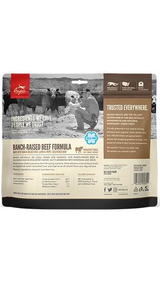 ORIJEN Freeze-Dried Treats: Ranch-Raised Beef Formula