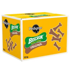 Pedigree Biscrok Gravy Bones Biscuits Dog Treats 10kg - Free P&P