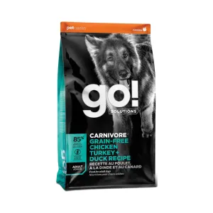 Petcurean Go! Grain Free Carnivore Chicken, Turkey & Duck Dry Dog Food