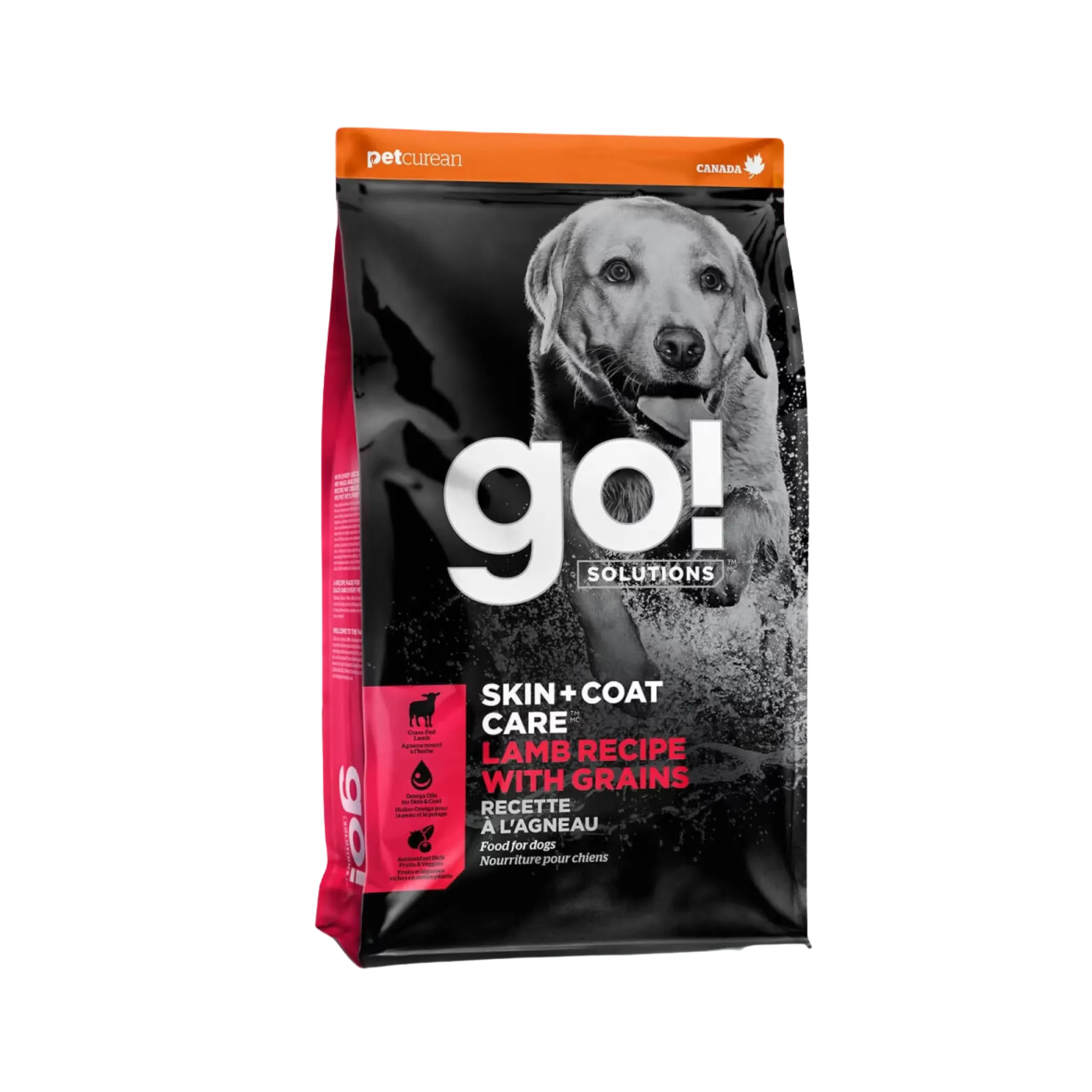 Petcurean Go! Skin & Coat Care Lamb With Grain Dry Dog Food