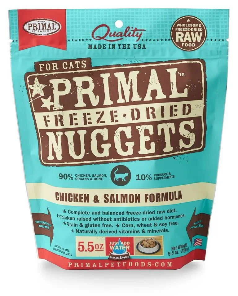 Primal Cat Freeze-Dried Chicken & Salmon Formula