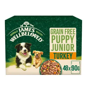 Puppy Turkey in Gravy Grain Free Wet Dog Food Pouches