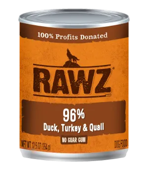 Rawz 96% Duck, Turkey & Quail