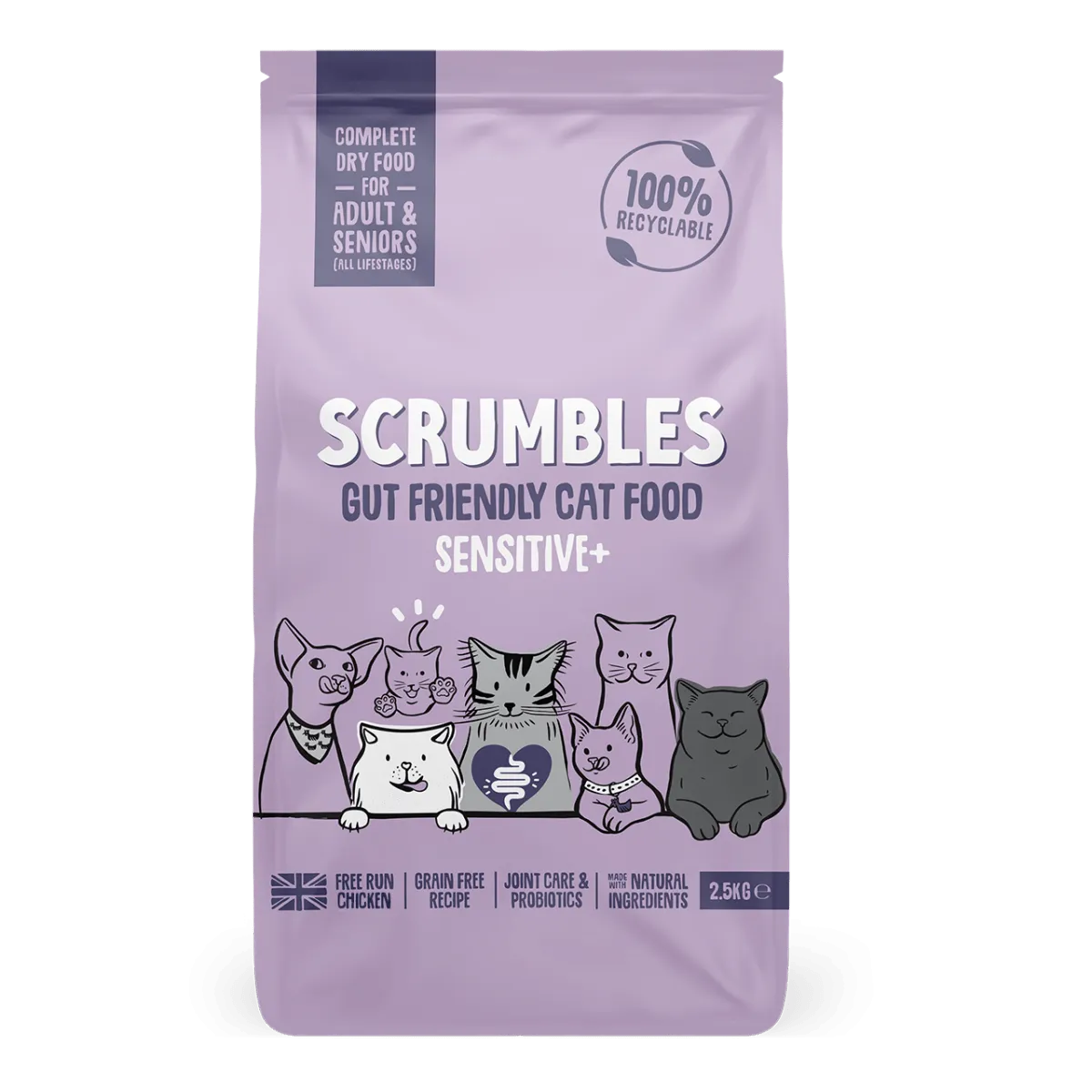 Sensitive  Dry Cat Food