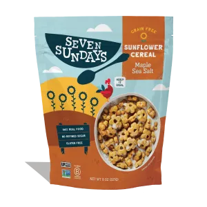 Seven Sundays Grain Free Maple Sea Salt Sunflower Cereal 8oz