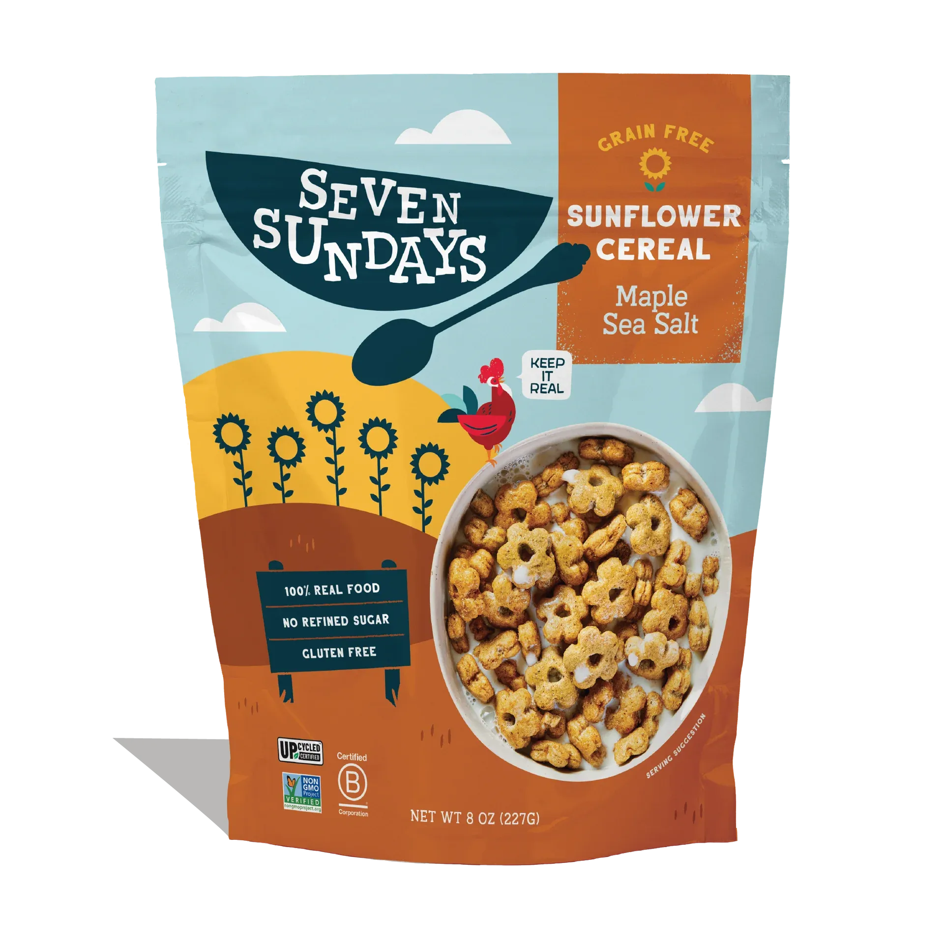 Seven Sundays Grain Free Maple Sea Salt Sunflower Cereal 8oz