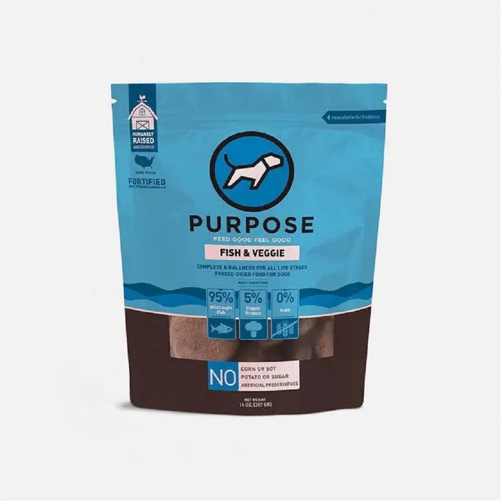 Single Protein Salmon & Veggie Freeze Dried Dog Food