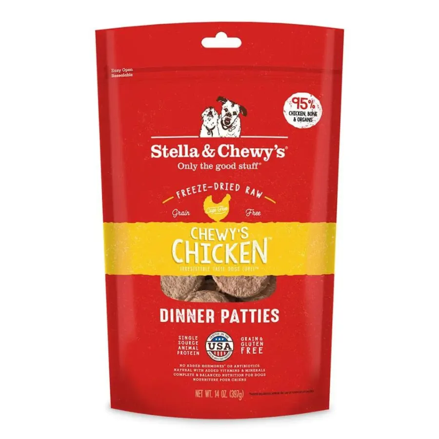 Stella & Chewy's Chewy's Chicken Dinner Patties Freeze-Dried Dog Food