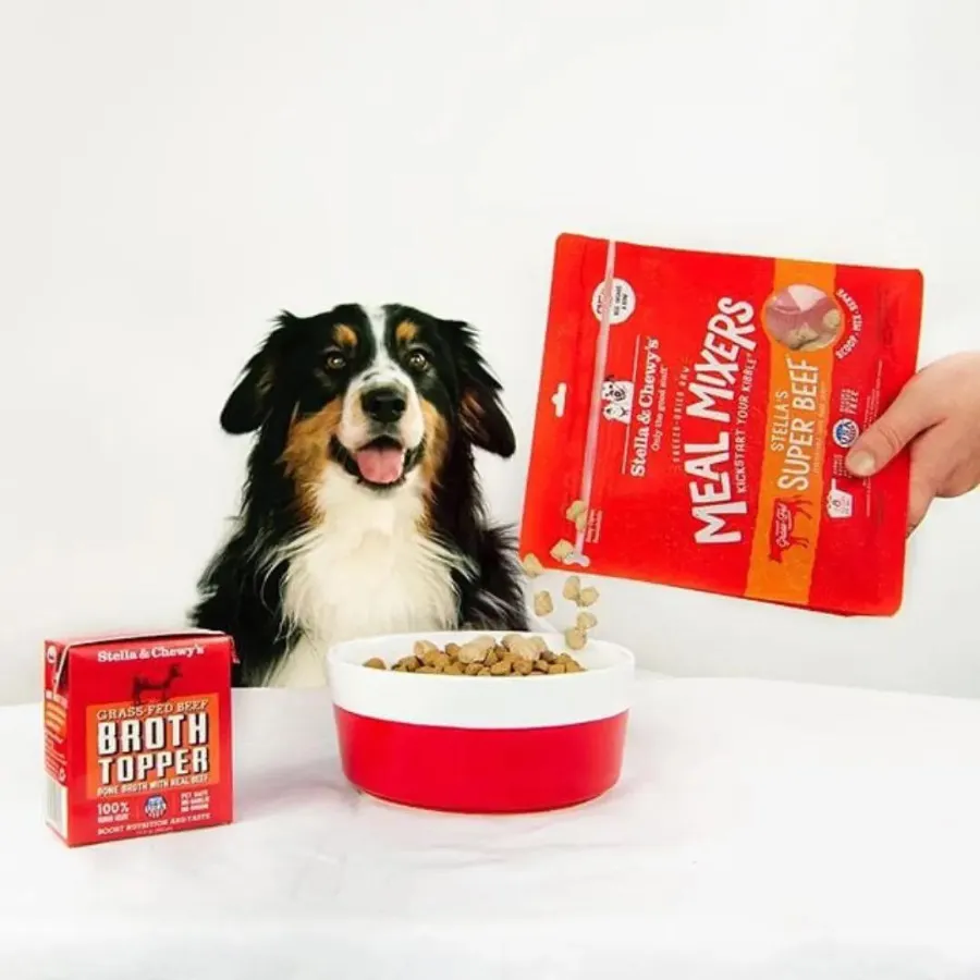 Stella & Chewy's Meal Mixers Stella's Super Beef Freeze-Dried Dog Food Topper