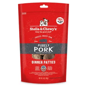 Stella & Chewy's Purely Pork Dinner Patties Freeze-Dried Dog Food