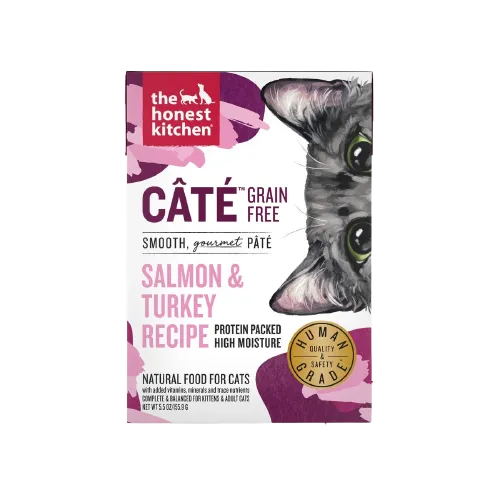 The Honest Kitchen Cate Salmon & Turkey Pate Natural Food for Cats