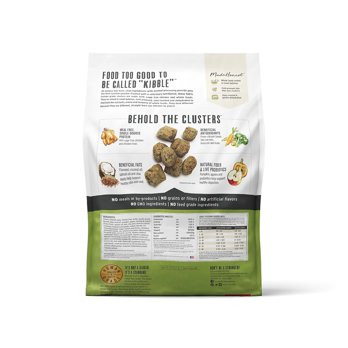 The Honest Kitchen Grain Free Whole Food Clusters Dry Dog Food