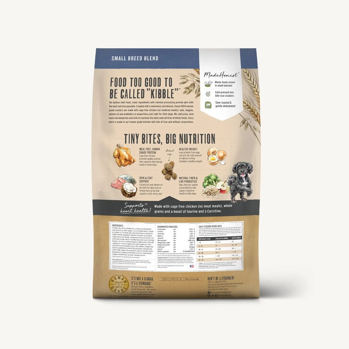 The Honest Kitchen Whole Grain Chicken Recipe Whole Food Clusters Small Breed Dog Food