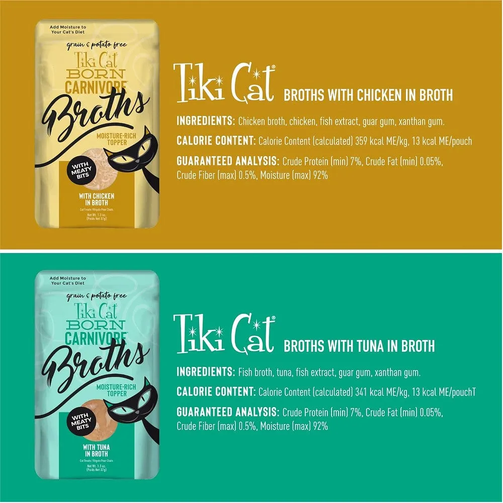 Tiki Pets - Born Carnivore Variety Pack Cat Broths