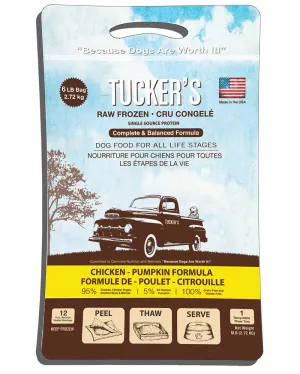 Tucker’s Raw/Frozen Chicken & Pumpkin Dog Patties 6lb