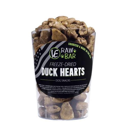 Vital Essentials Dog Freeze Dried Duck Heart 1pc.