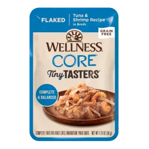 Wellness Cat Core Tiny Tasters Flaked Tuna & Shrimp 1.75oz