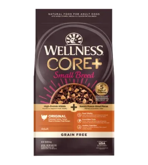 Wellness CORE  Small Breed Original Grain Free Dry Dog Food (Deboned Turkey, Turkey Meal & Chicken Meal Recipe)