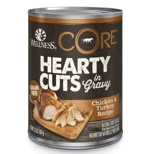 Wellness Dog Core Hearty Cuts - Chicken & Turkey Recipe 12.5oz