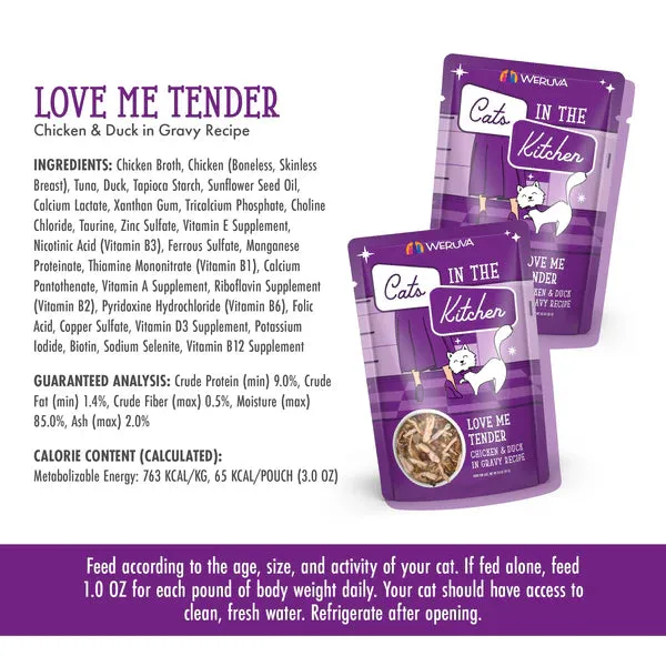 Weruva Cats In the Kitchen Love Me Tender Pouches