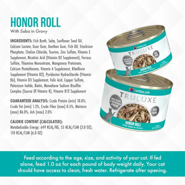 Weruva Truluxe Honor Roll Cat Food