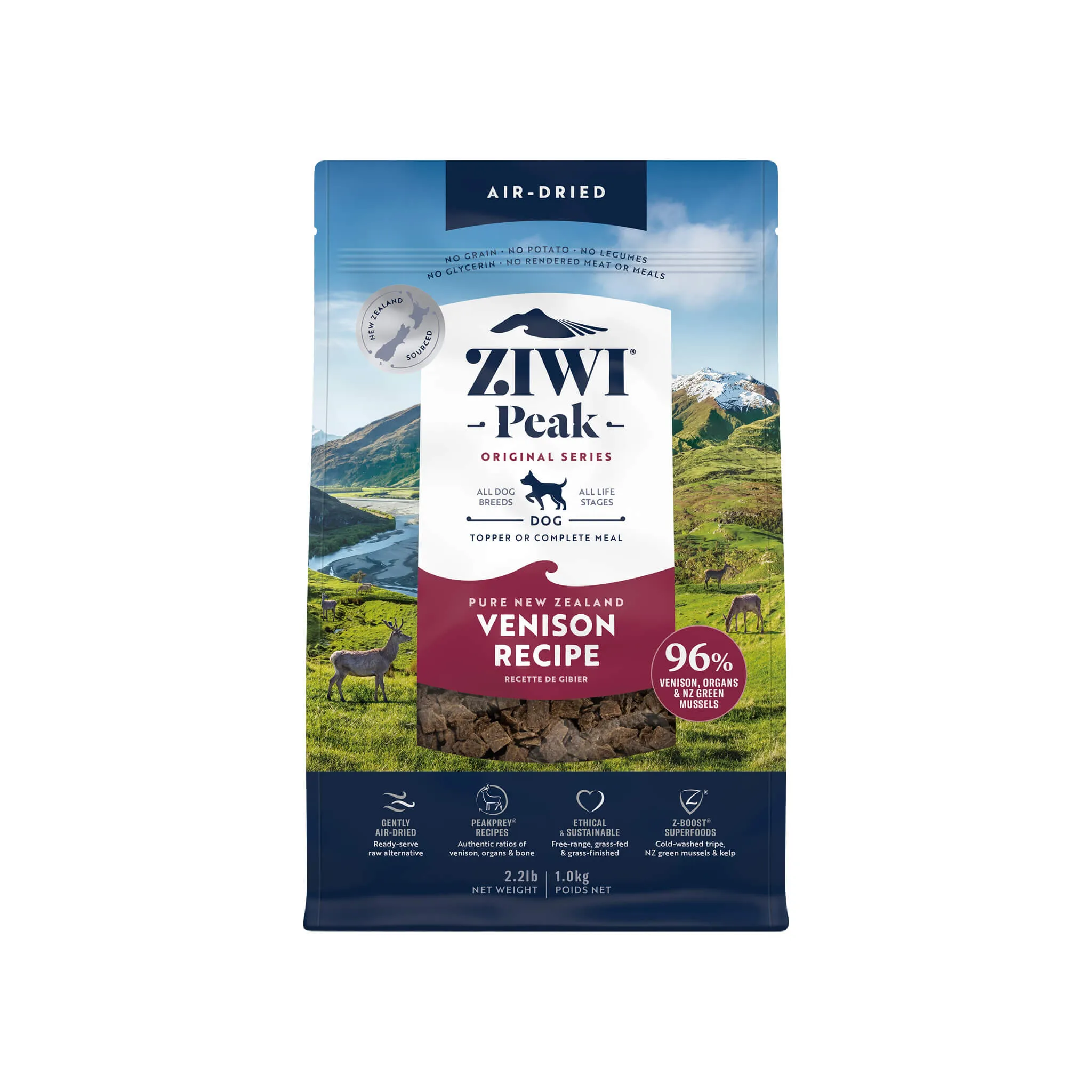 ZiwiPeak Daily Cuisine Grain-Free Air-Dried Dog Food