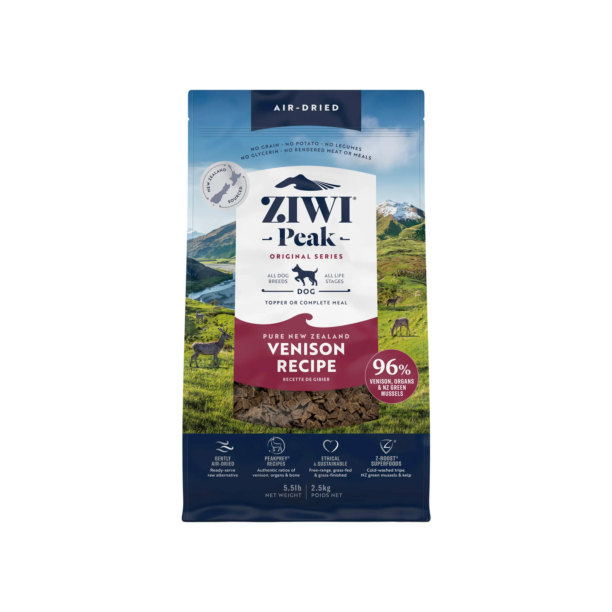 ZiwiPeak Daily Cuisine Grain-Free Air-Dried Dog Food