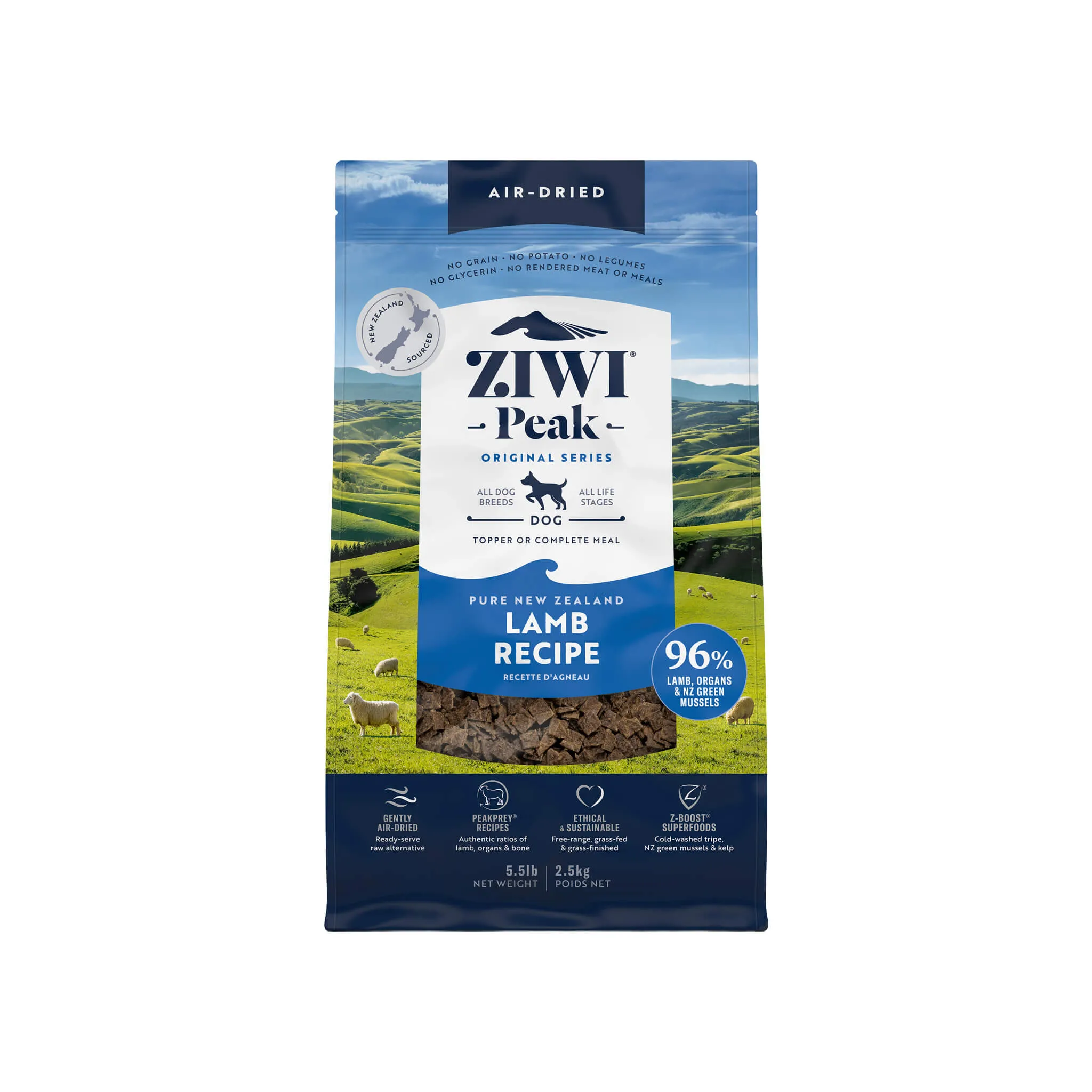 ZiwiPeak Daily Cuisine Grain-Free Air-Dried Dog Food